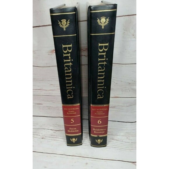 Britannica Micropaedia Ready Reference Volume 5 & 6 Books - Picture 1 of 10
